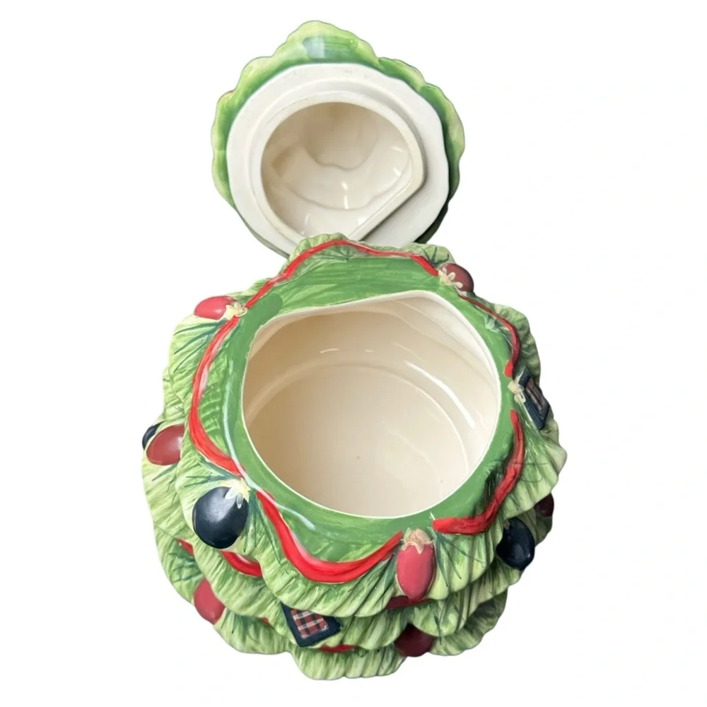 Certified International Susan Winget Christmas Tree Cookie Jar